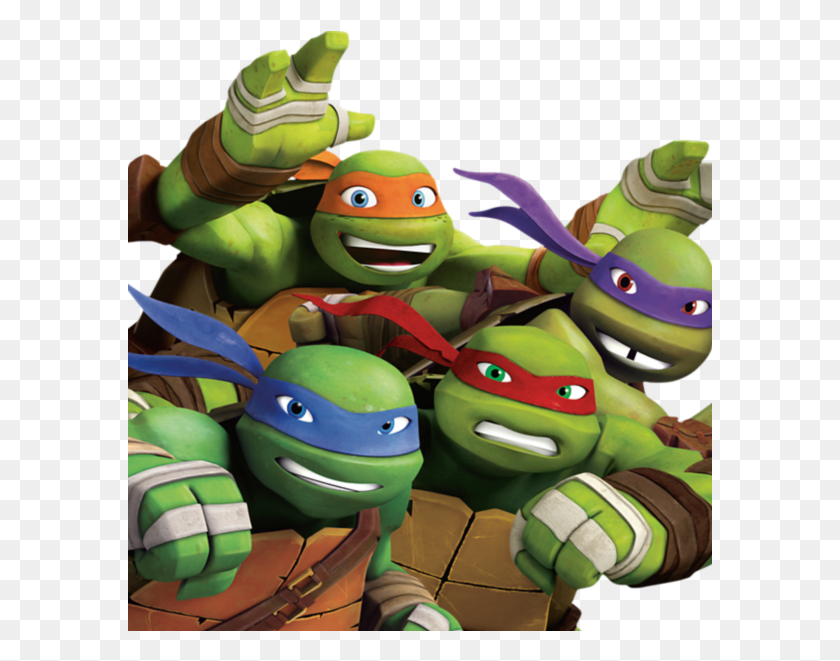 585x601 Teenage Mutant Ninja Turtles Turtles Ninja Nick Junior, Angry Birds, Toy, Animal HD PNG Download