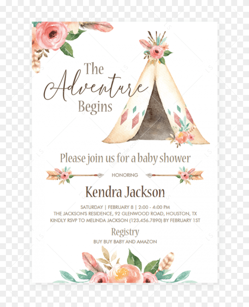 819x1024 Teepee Party Invitation Template, Flyer, Poster, Paper Descargar Hd Png