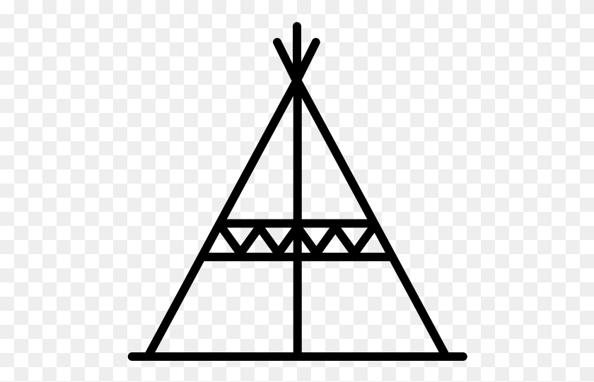 482x481 Teepee Rubber Stamps Stampmore Black And White Teepee Clip Art, Gray, World Of Warcraft HD PNG Download