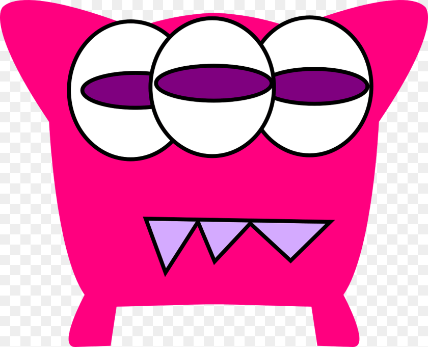 1280x1037 Teeth Monster, Cushion, Home Decor, Pillow, Purple Transparent PNG