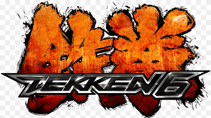 916x512 Tekken 6 Logo Tekken Logo, Emblem, Symbol, Fire, Flame Transparent PNG