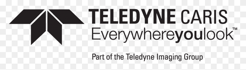 1202x281 Teledyne Caris Logo With Imaging Tag Teledyne, Text, Alphabet, Word HD PNG Download
