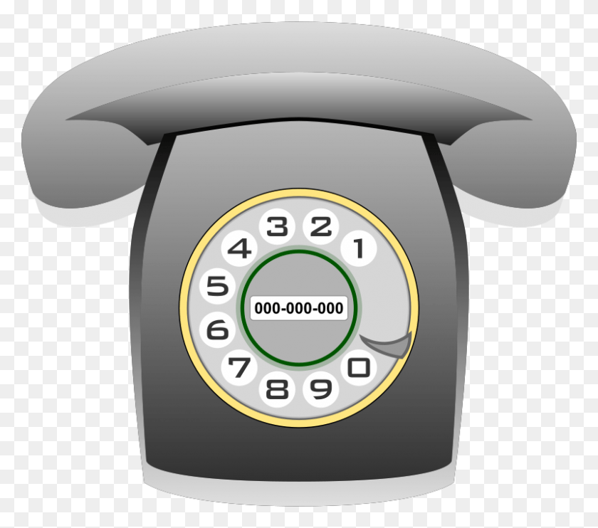 800x700 Telefono Gris, Phone, Electronics, Dial Telephone HD PNG Download