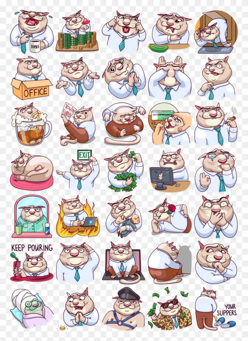 800x1120 Telegram Sticker Cat Sticker Whatsapp, Comics, Book, Pillow HD PNG Download