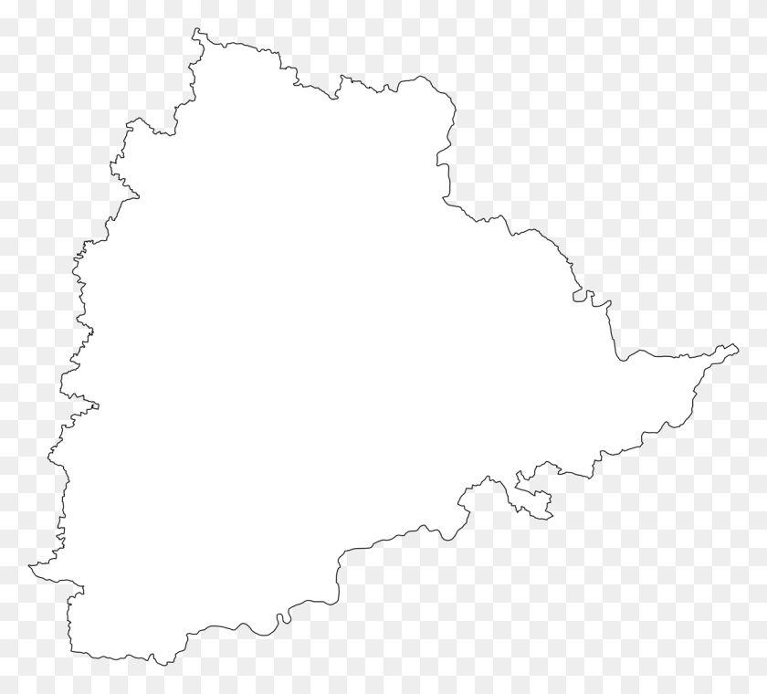1141x1024 Telengana State Outline Line Art, Stencil, Graphics Descargar Hd Png
