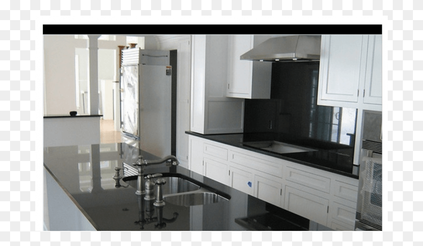 701x429 Telephone Black Granite Kitchencounter Top Inch Modern White Kitchen Cabinet Black Countertop, Room, Indoors, Kitchen Island HD PNG Download
