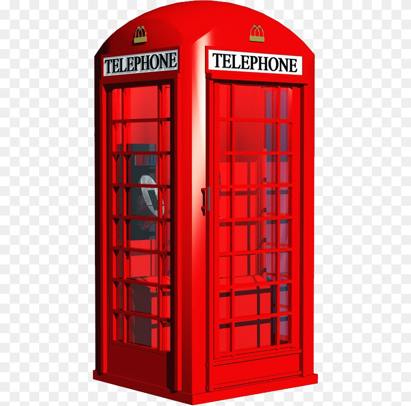 462x829 Telephone Booth, Kiosk, Gate, Phone Booth Sticker PNG