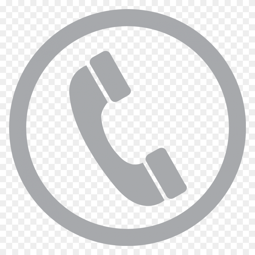 1153x1153 Telephone Icon Grey Blue Transparent Phone Icon, Stencil, Symbol, Text HD PNG Download