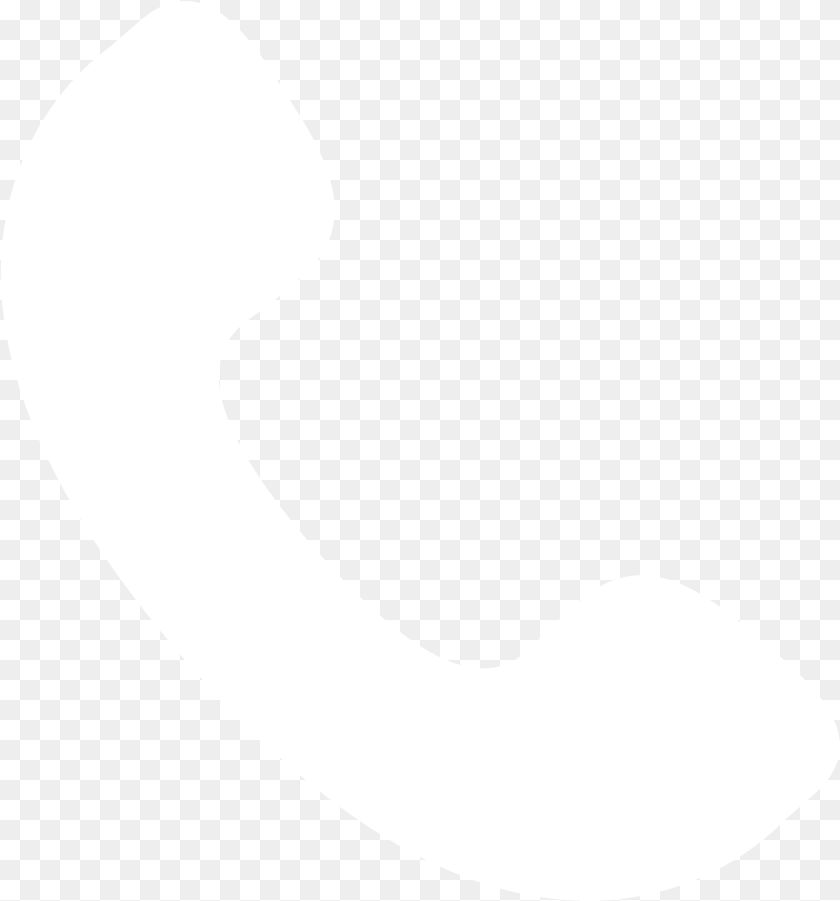 Telephone Icon In White Transparent PNG