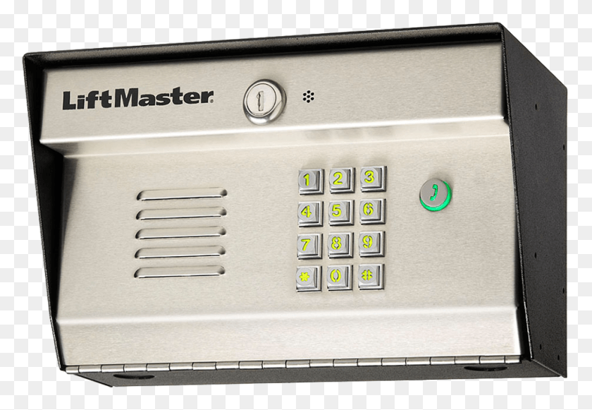 962x643 Intercomunicador Telefónico Y Sistema De Control De Acceso Liftmaster, Electrónica, Texto, Caja Fuerte Hd Png