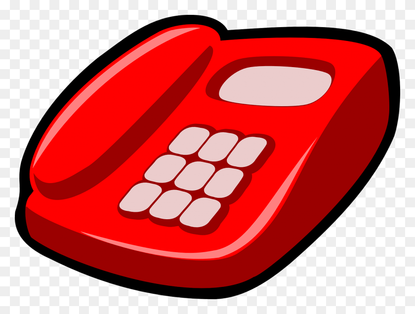 1280x946 Telephone Red Phone Image Red Telephone Clipart, Electronics, Calculator, Dial Telephone HD PNG Download