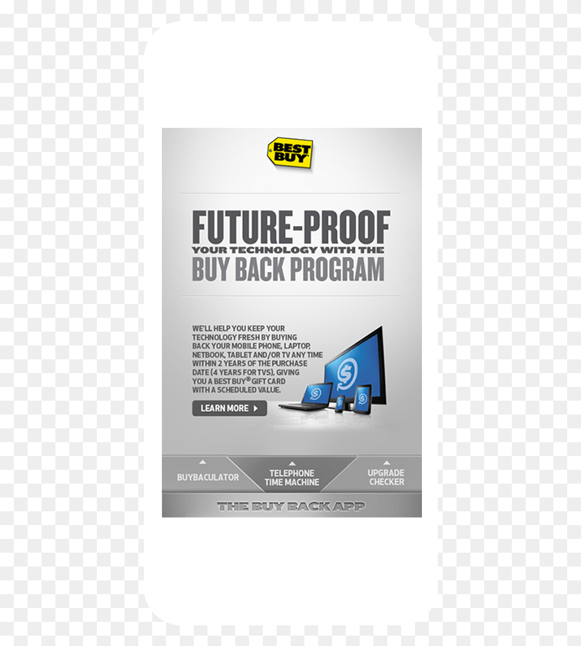 426x875 Telephone Time Machine App Best Buy Buy Back Program, Advertisement, Poster, Flyer HD PNG Download