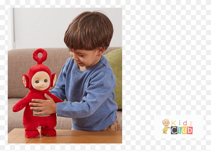 966x673 Teletubbies Jumping Po Plush Stuffed Toy, Wood, Person, Human HD PNG Download