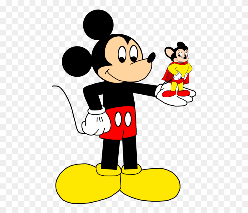 493x660 Descargar Png Televisión Amp Film Thread Mickey Mouse Mighty Mouse, Texto, Cartel, Publicidad Hd Png