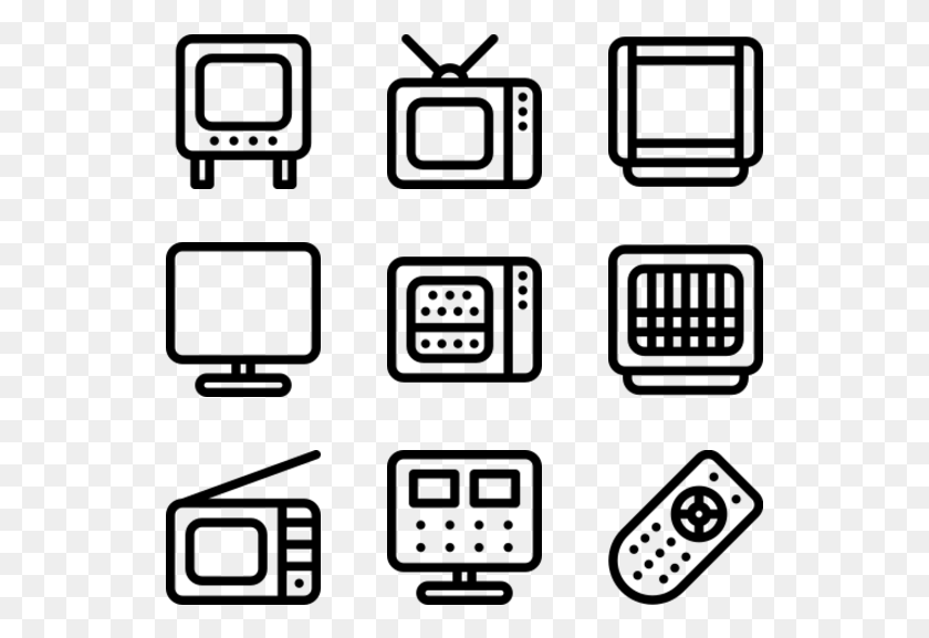 541x517 Television Journalism Icons, Gray, World Of Warcraft HD PNG Download
