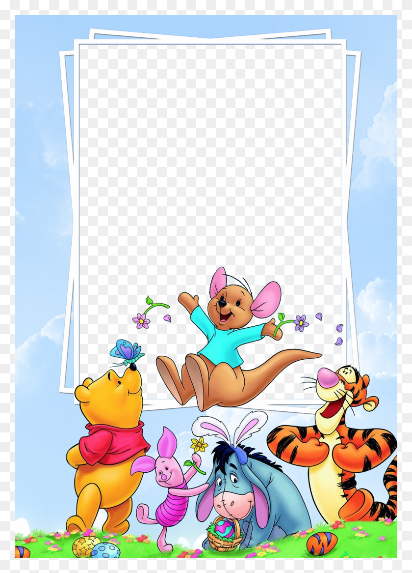 1748x2480 Tell A Story Winnie The Pooh And Friends Frame, Comics, Book, Text HD PNG Download