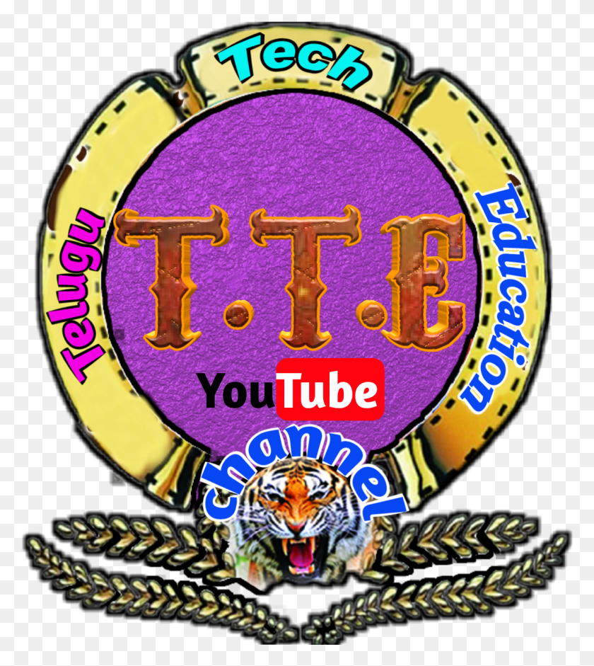 1134x1281 Telugu Tech Education Logo Emblem, Symbol, Trademark, Badge HD PNG Download