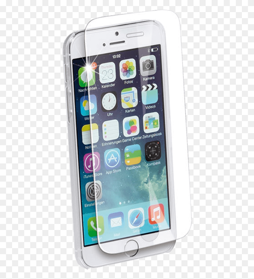 431x862 Tempered Glass Iphone 5 White, Mobile Phone, Phone, Electronics HD PNG Download