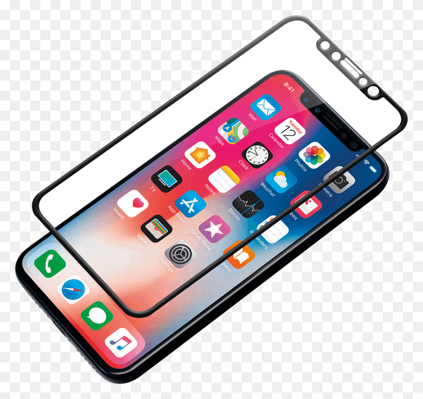 1353x1272 Tempered Glass Premium Screen Protection For Iphone Iphone X 15w Wireless Charging, Mobile Phone, Phone, Electronics HD PNG Download