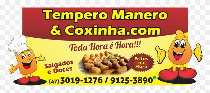 1920x768 Tempero Manero Amp Coxinha, Flyer, Poster, Paper HD PNG Download
