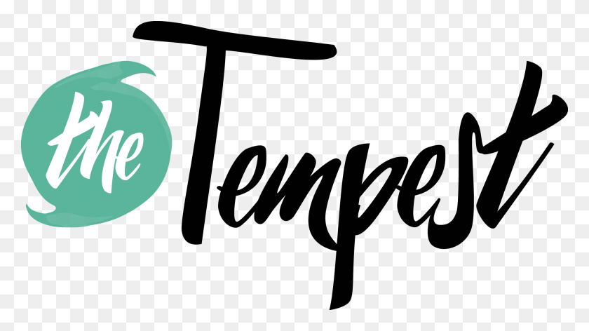 2007x1062 Tempest Media Logo, Text, Handwriting, Calligraphy HD PNG Download