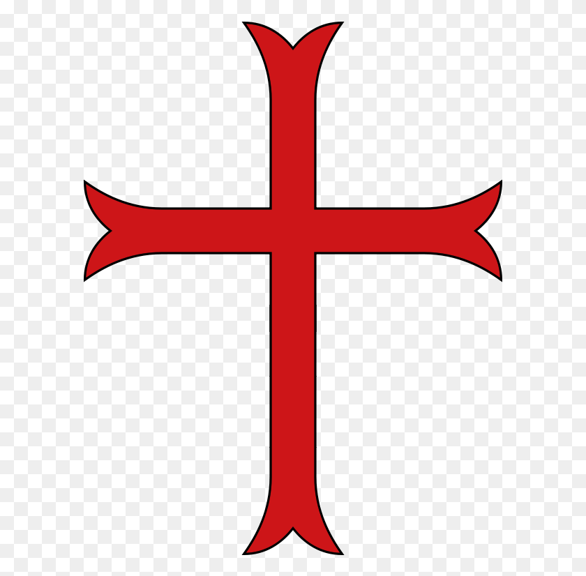601x766 Templar Cross Templrios Simbolo, Symbol, Logo, Trademark HD PNG Download