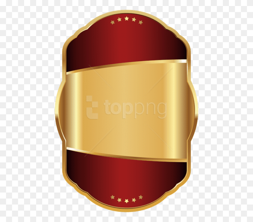 480x678 Template Red Gold Transparent Background Red And Gold Label, Text, Bottle, Beverage HD PNG Download