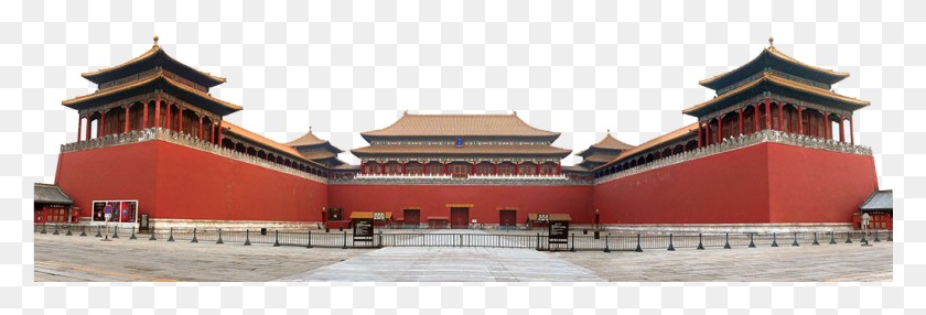 1025x297 Temple Clipart Meridian Forbidden City, Monastery, Architecture, Housing HD PNG Download