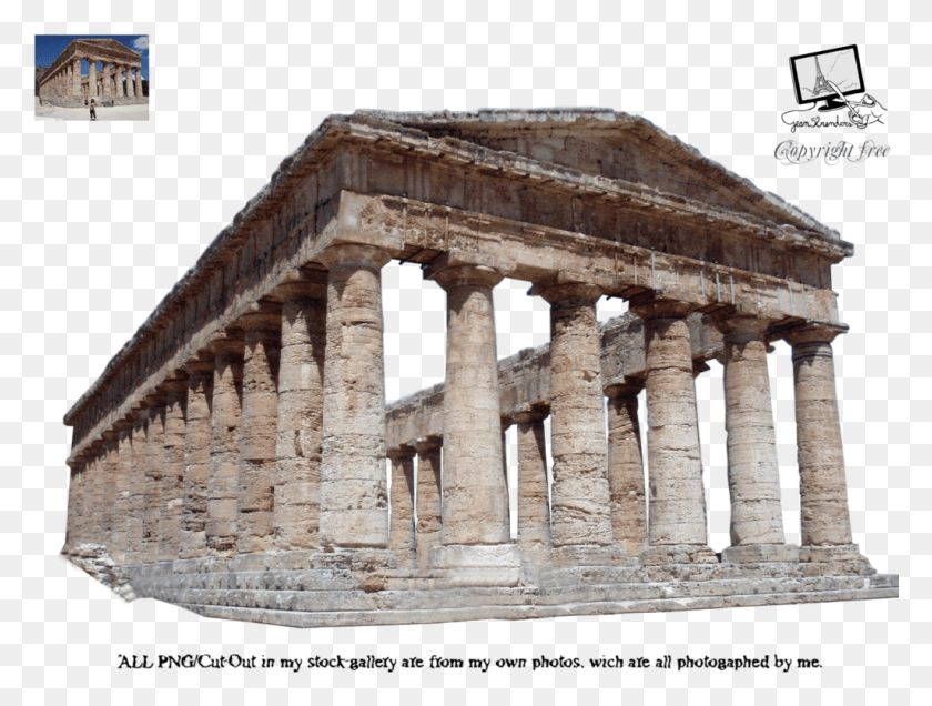 1025x757 Temple Temple Of Segesta, Architecture, Building, Worship HD PNG Download