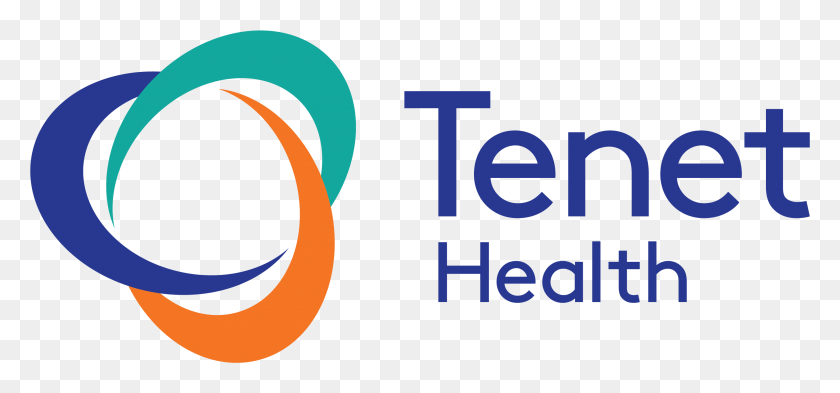 2709x1157 Tenet Health Logo Circle, Text, Tape, Symbol HD PNG Download