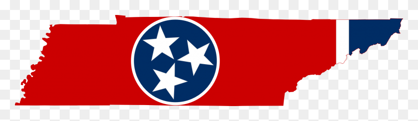 1969x464 Теннесси Клипарт Карта Государственного Флага Теннесси, Символ, Звездный Символ Hd Png Скачать