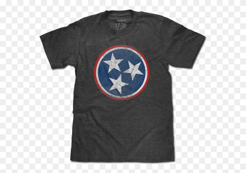 574x532 Tennessee Flag Tee Tennessee Flag Shirt, Clothing, Apparel, Symbol HD PNG Download