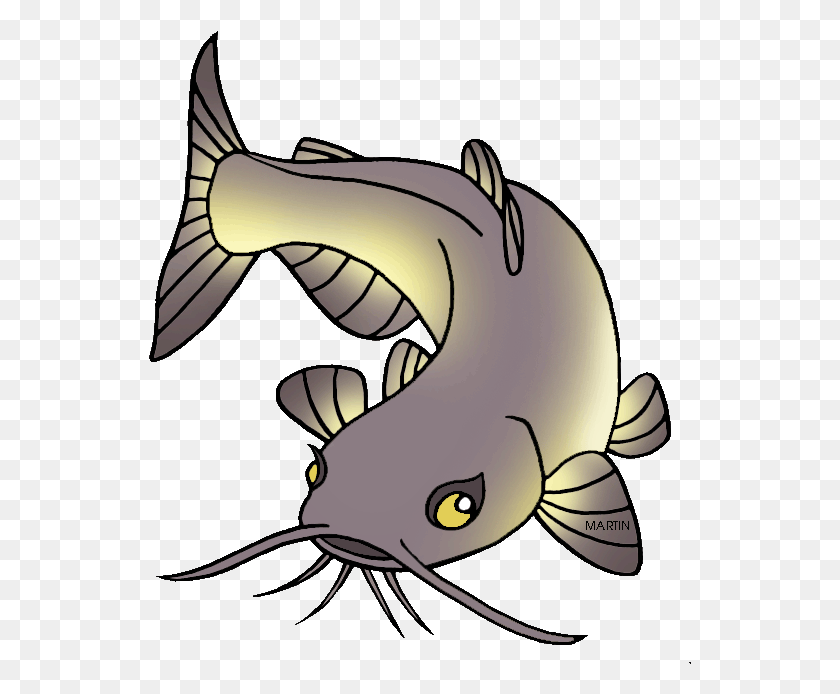543x634 Tennessee State Commercial Fish Catfish Cartoon, Animal, Mammal, Water HD PNG Download