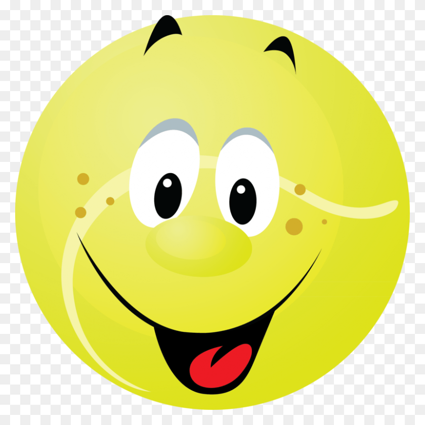 800x800 Tennis Ball Emoji With A Face, Plant, Graphics HD PNG Download