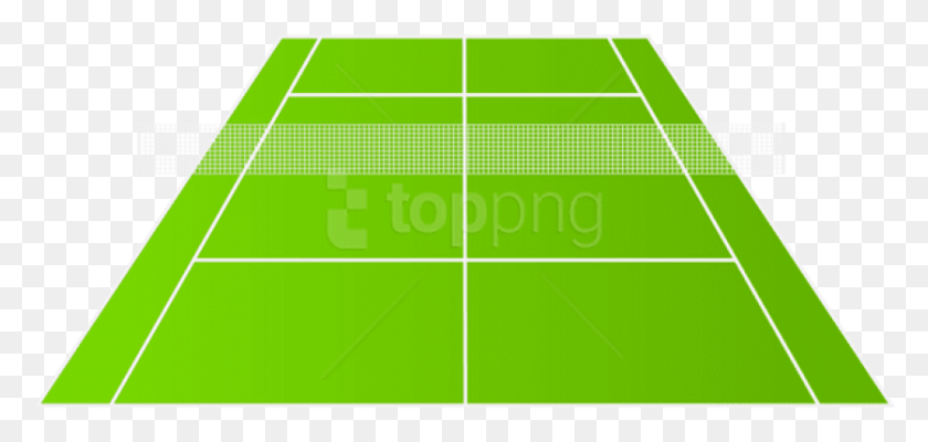 837x365 Tennis Court Free, Tennis Court, Sport, Sports HD PNG Download