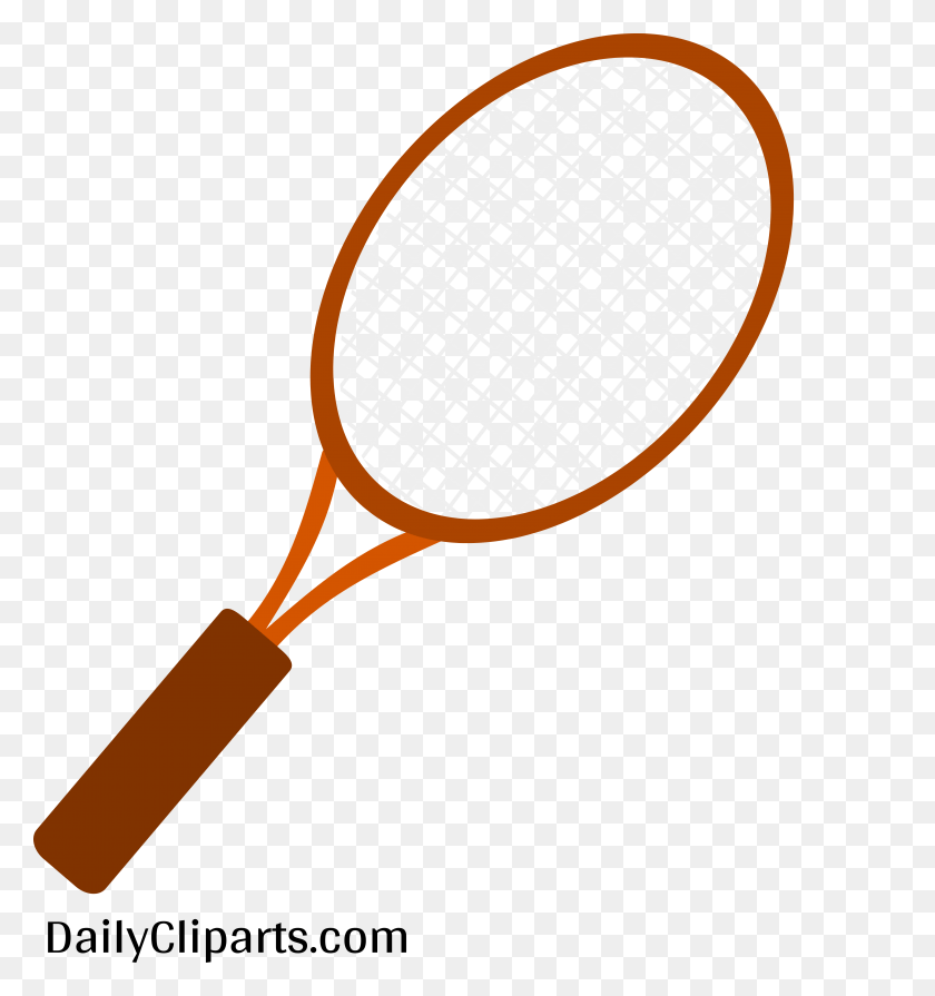 5000x5353 Tennis Racket Clipart Image Tennis Racket Clipart, Racket, Baseball Bat, Baseball HD PNG Download