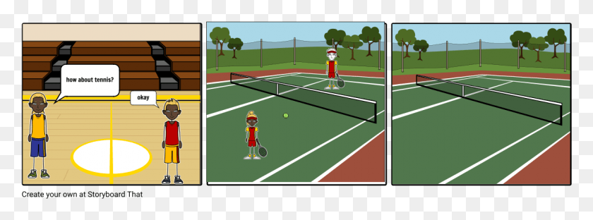 1145x370 Теннисный Корт Теннисный Корт Клятва Комиксы, Человек, Человек, Теннисный Корт Png Скачать