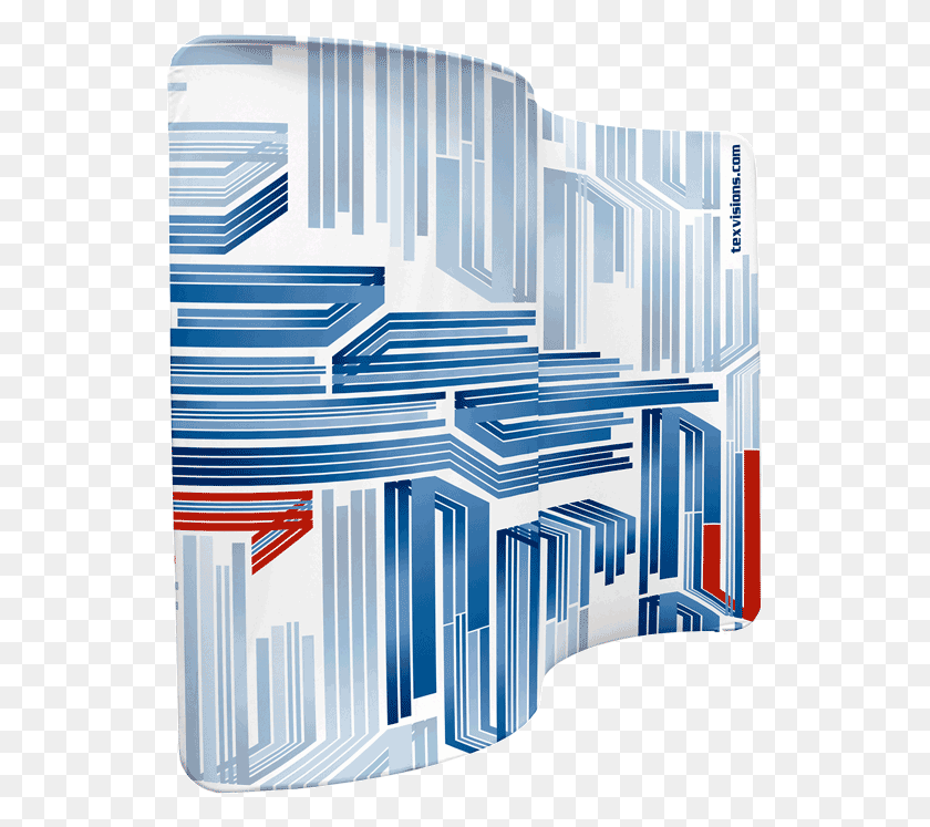 539x687 Tension Wall Wave Illustration, Staircase, Flag HD PNG Download