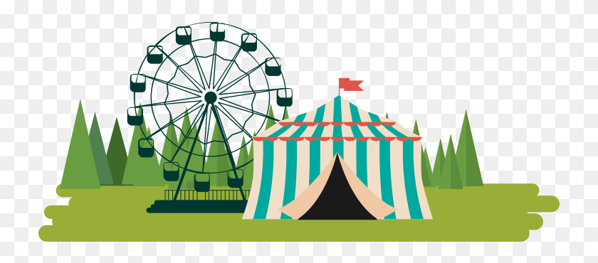 733x310 Tent Clipart Carousel Circus Tent Transparente, Leisure Activities, Circus, Poster HD PNG Download
