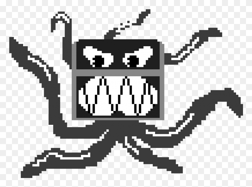 1011x731 Сундук С Щупальцами Pixel Art Fiddler Crab, Текст, Транспорт, Автомобиль Hd Png Скачать