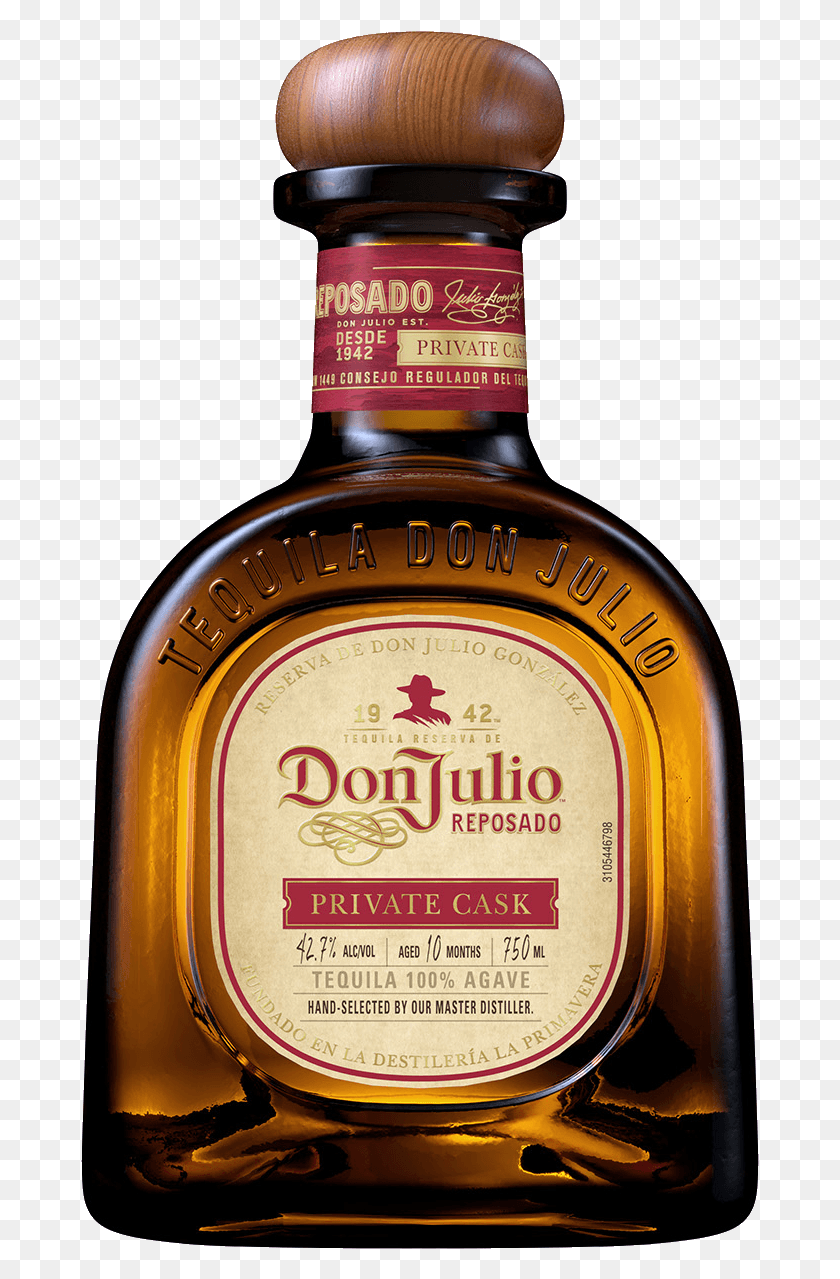 679x1219 Tequila Don Julio Reposado Private Cask, Liquor, Alcohol, Beverage HD PNG Download