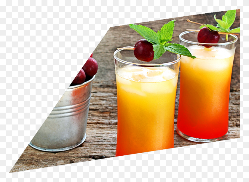 874x621 Tequila Sunrise Iba Official Cocktail, Plant, Fruit, Food HD PNG Download