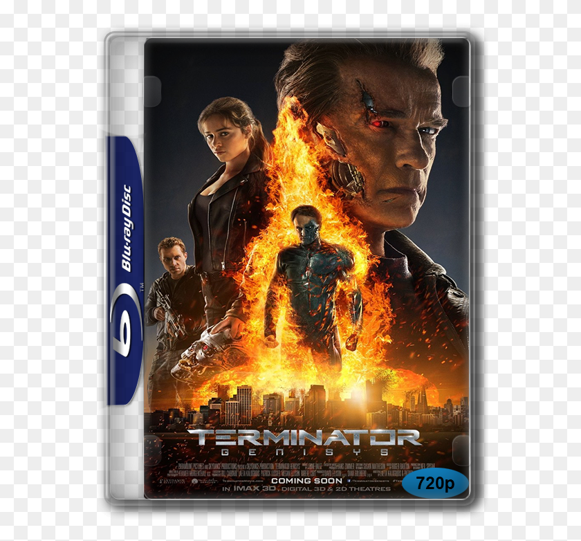 572x722 Terminator Genisys 720p Bluray Posters That Spoiled The Movie, Advertisement, Person, Human HD PNG Download