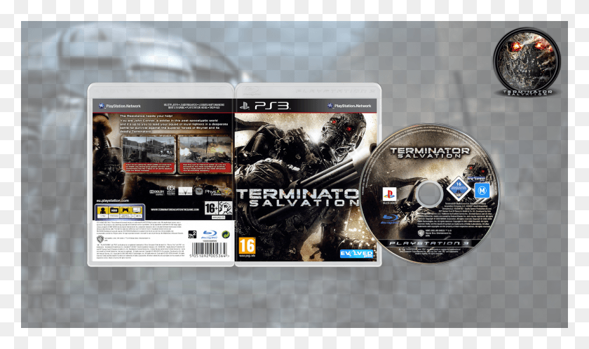 1600x900 Descargar Png Terminator Salvation Torrent Terminator Salvation Pc Juego Cubierta De Cd, Disco, Dvd, Call Of Duty Hd Png
