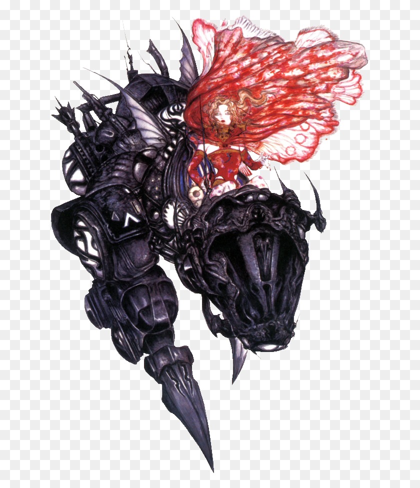 635x916 Terra Magitek Armor Final Fantasy Vi Ёситака Амано Последняя Фантазия Vi Magitek Armor, Дракон Hd Png Скачать