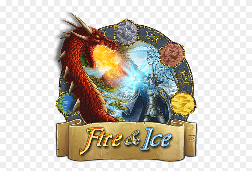 500x511 Terra Mystica Fire Amp Ice Expansion Coming To All Platforms Terra Mystica, Dragon, Legend Of Zelda HD PNG Download