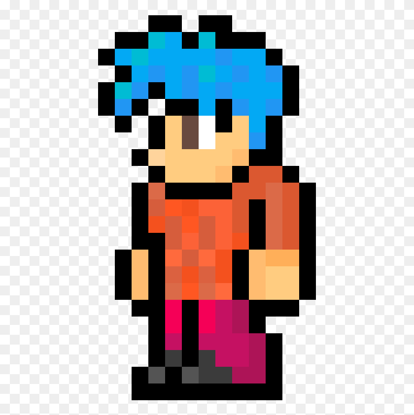 443x783 Terraria Character Mother 3 Claus Sprite, Graphics, Pac Man HD PNG Download