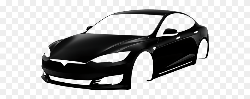 564x273 Tesla Model 3 Prix France Black Car Logo, Wheel, Machine, Tire HD PNG Download