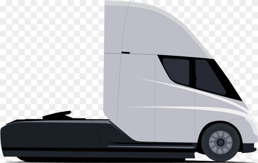 Tesla Semi Truck Tesla Semi, Moving Van, Transportation, Van, Vehicle PNG