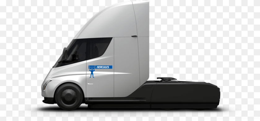 Tesla Semi With White Background, Moving Van, Transportation, Van, Vehicle Clipart PNG